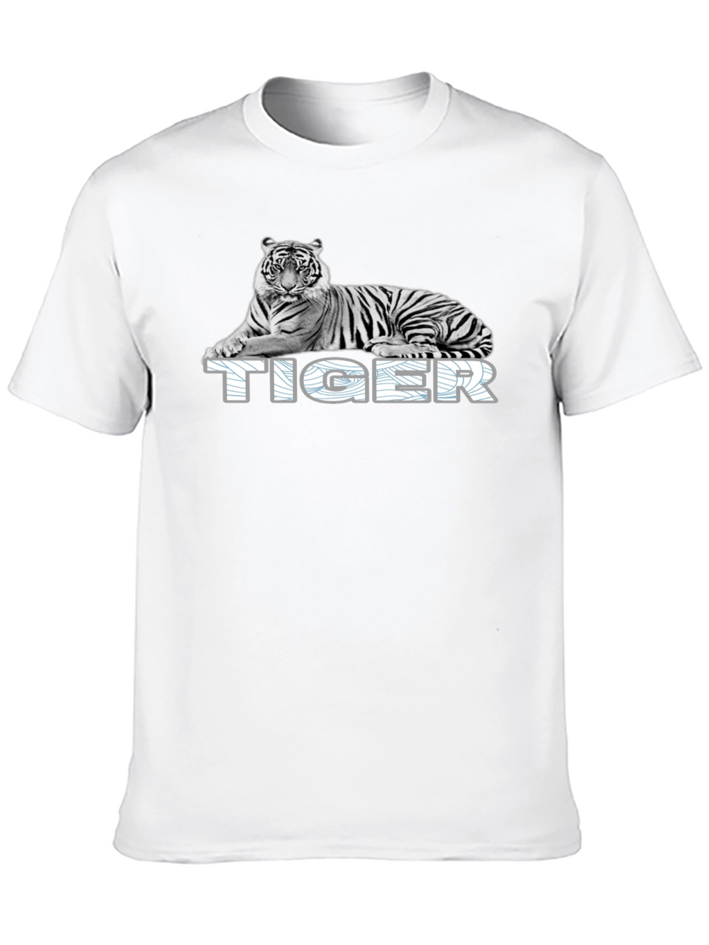 Tiger Graphic T-Shirt - Black Animal Tee