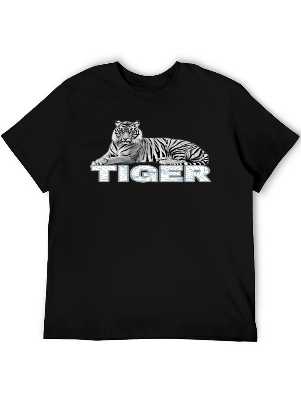 Tiger Graphic T-Shirt - Black Animal Tee