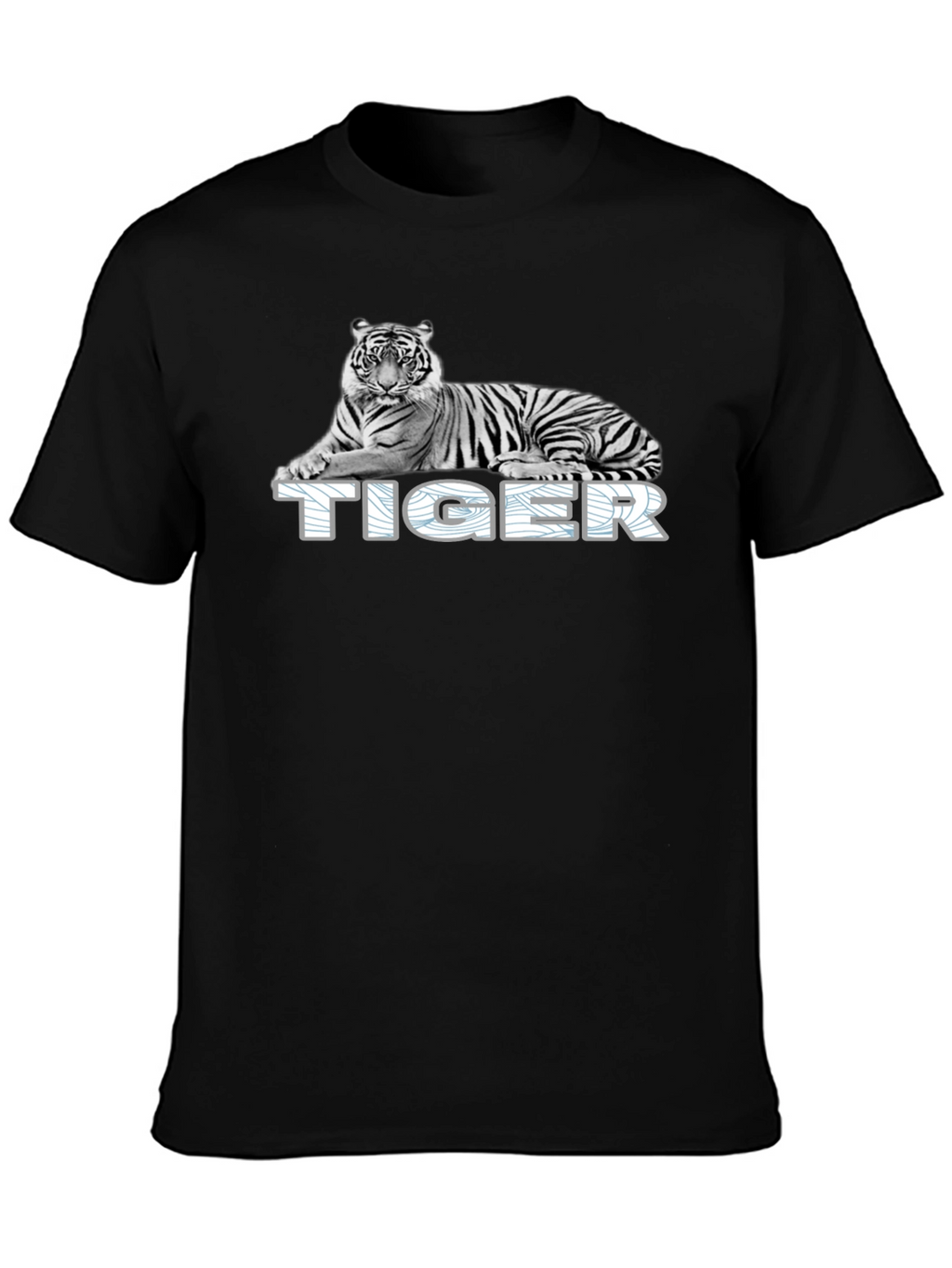 Tiger Graphic T-Shirt - Black Animal Tee