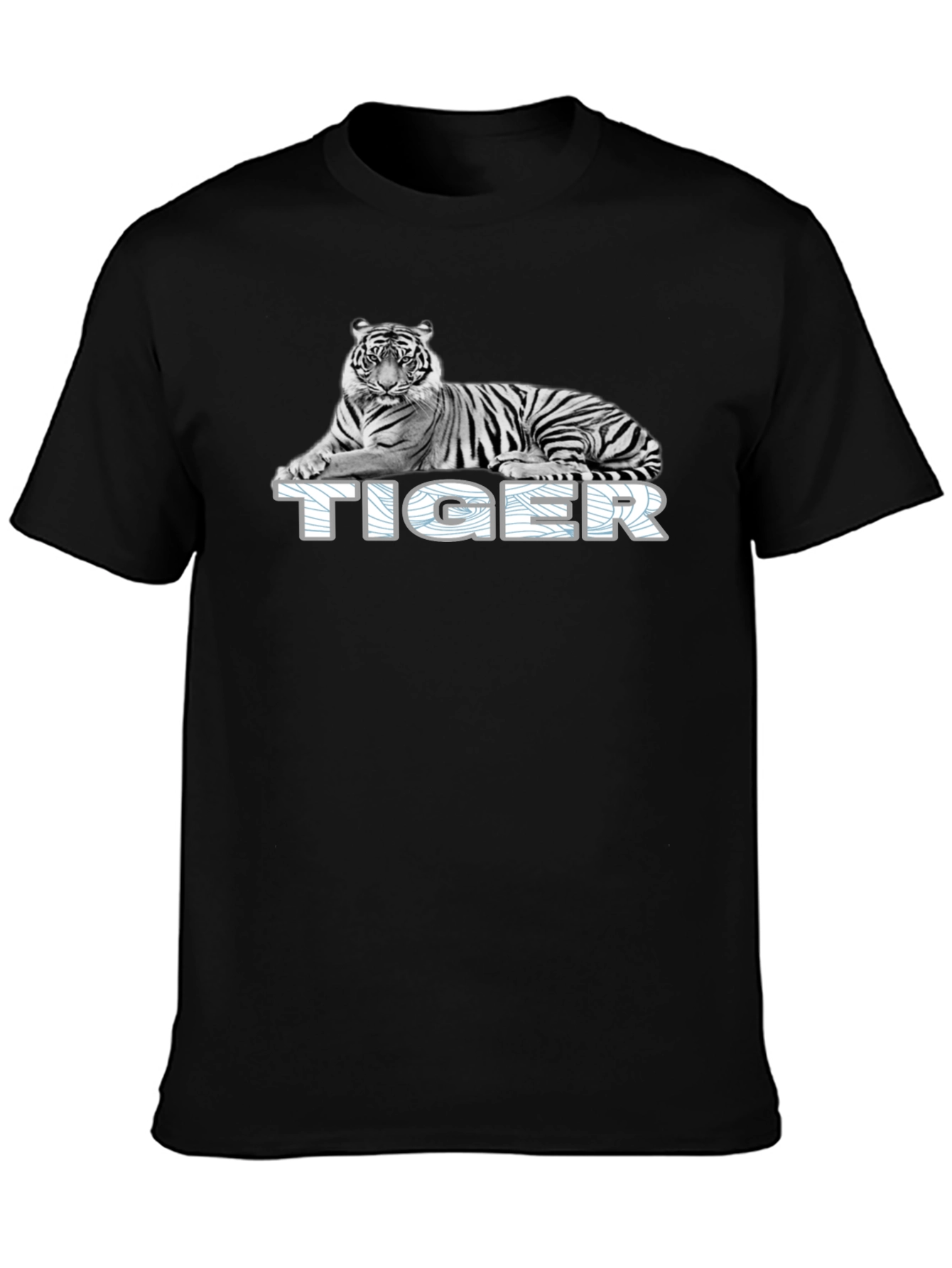 Tiger Graphic T-Shirt - Black Animal Tee
