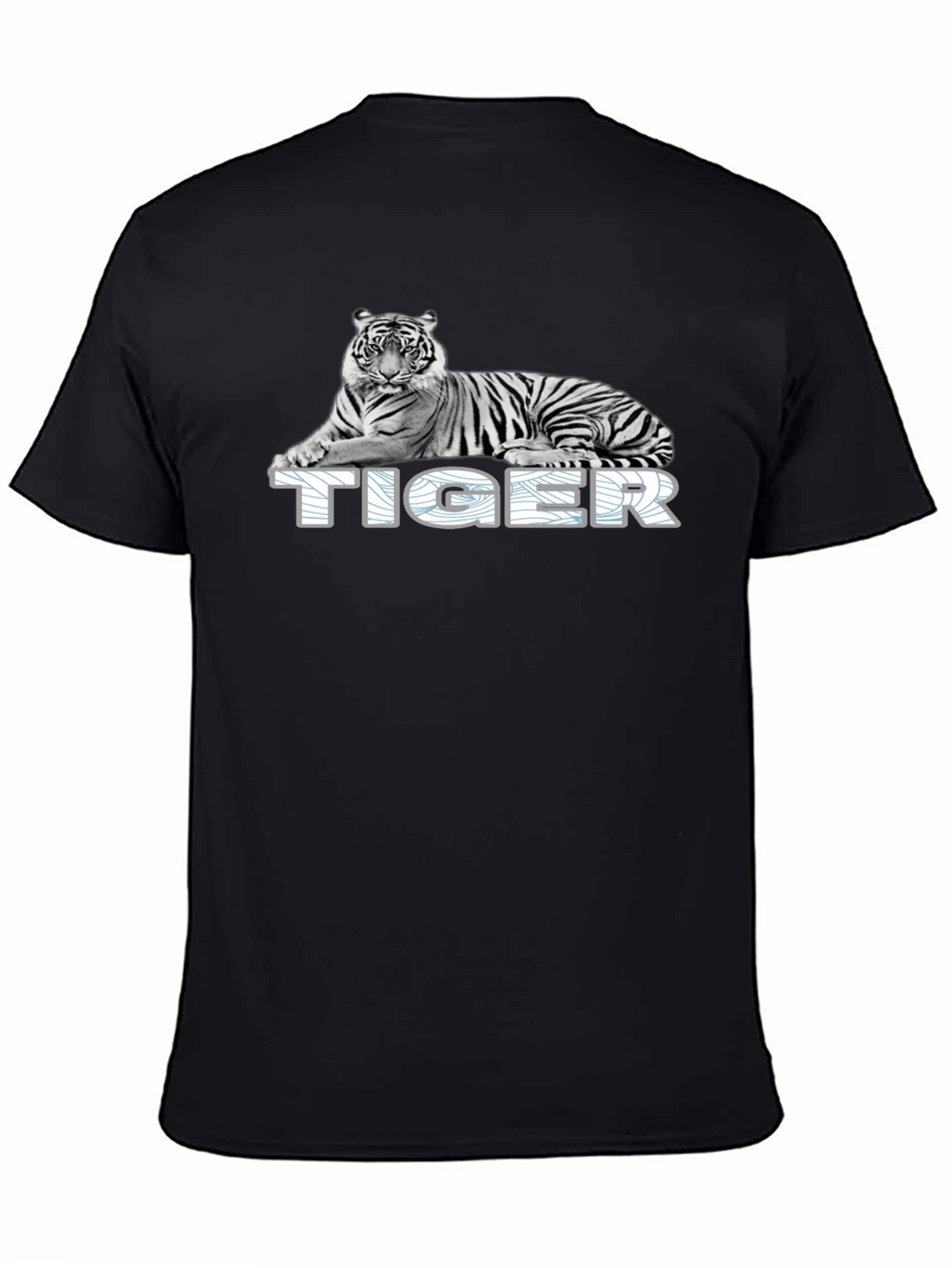Tiger Graphic T-Shirt - Black Animal Tee