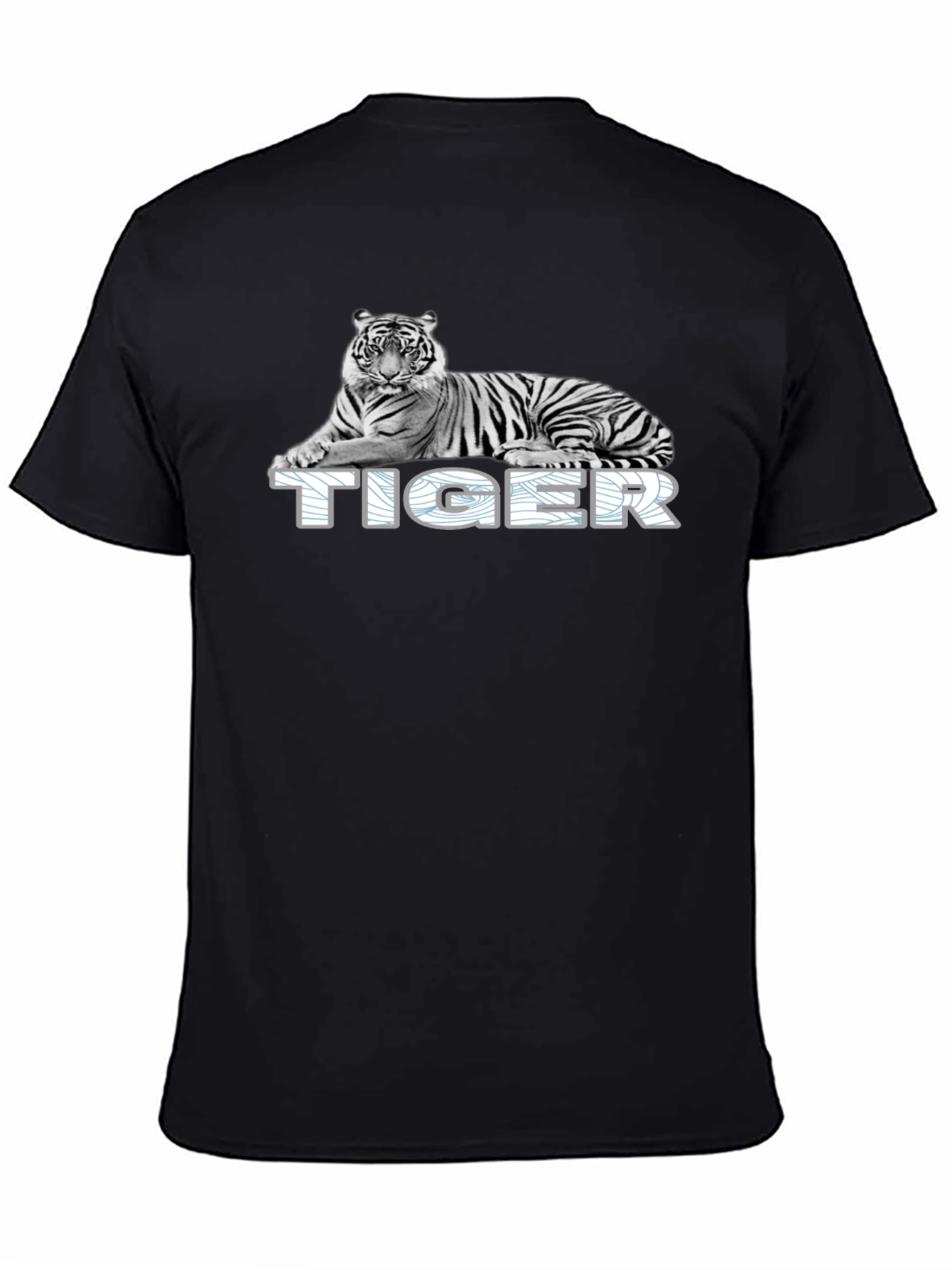 Tiger Graphic T-Shirt - Black Animal Tee