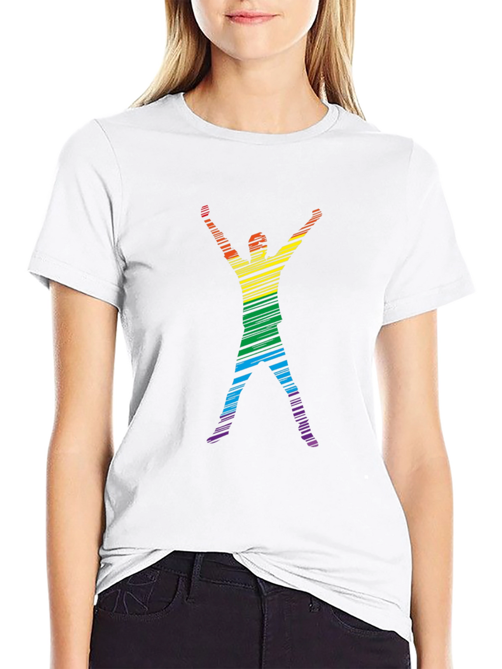 Rainbow Pride Silhouette T-Shirt