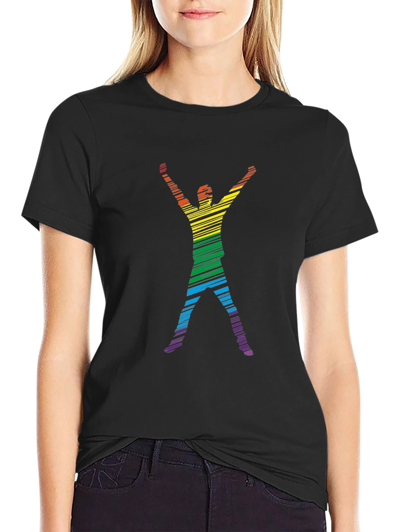 Rainbow Pride Silhouette T-Shirt