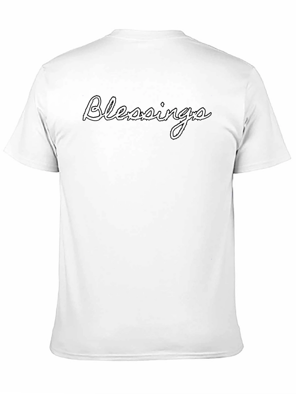 Blessings Graphic Tee - Stylish Black T-Shirt