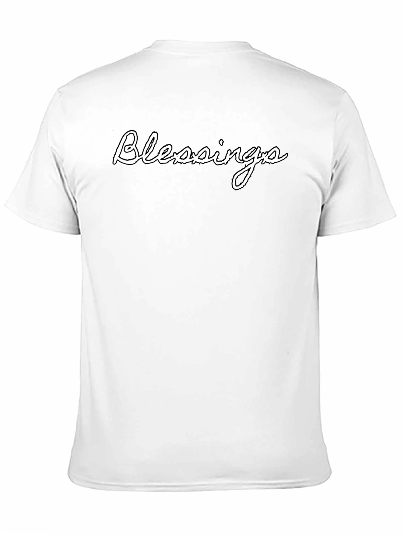 Blessings Graphic Tee - Stylish Black T-Shirt