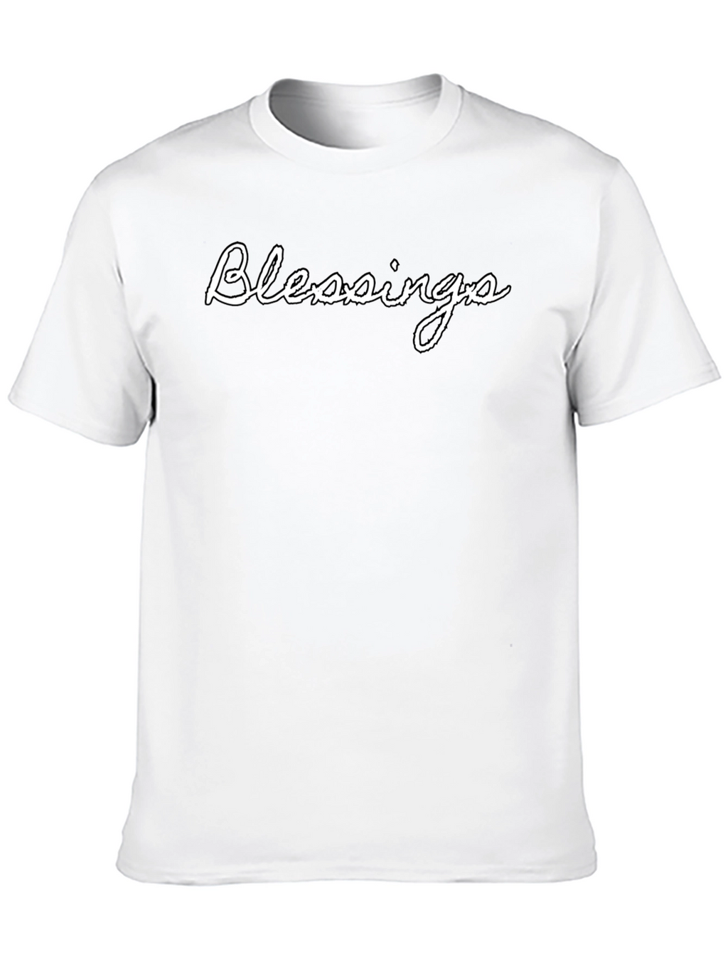 Blessings Graphic Tee - Stylish Black T-Shirt