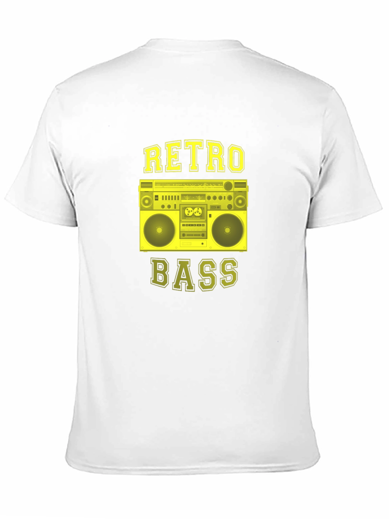 Retro Bass Graphic T-Shirt - Black