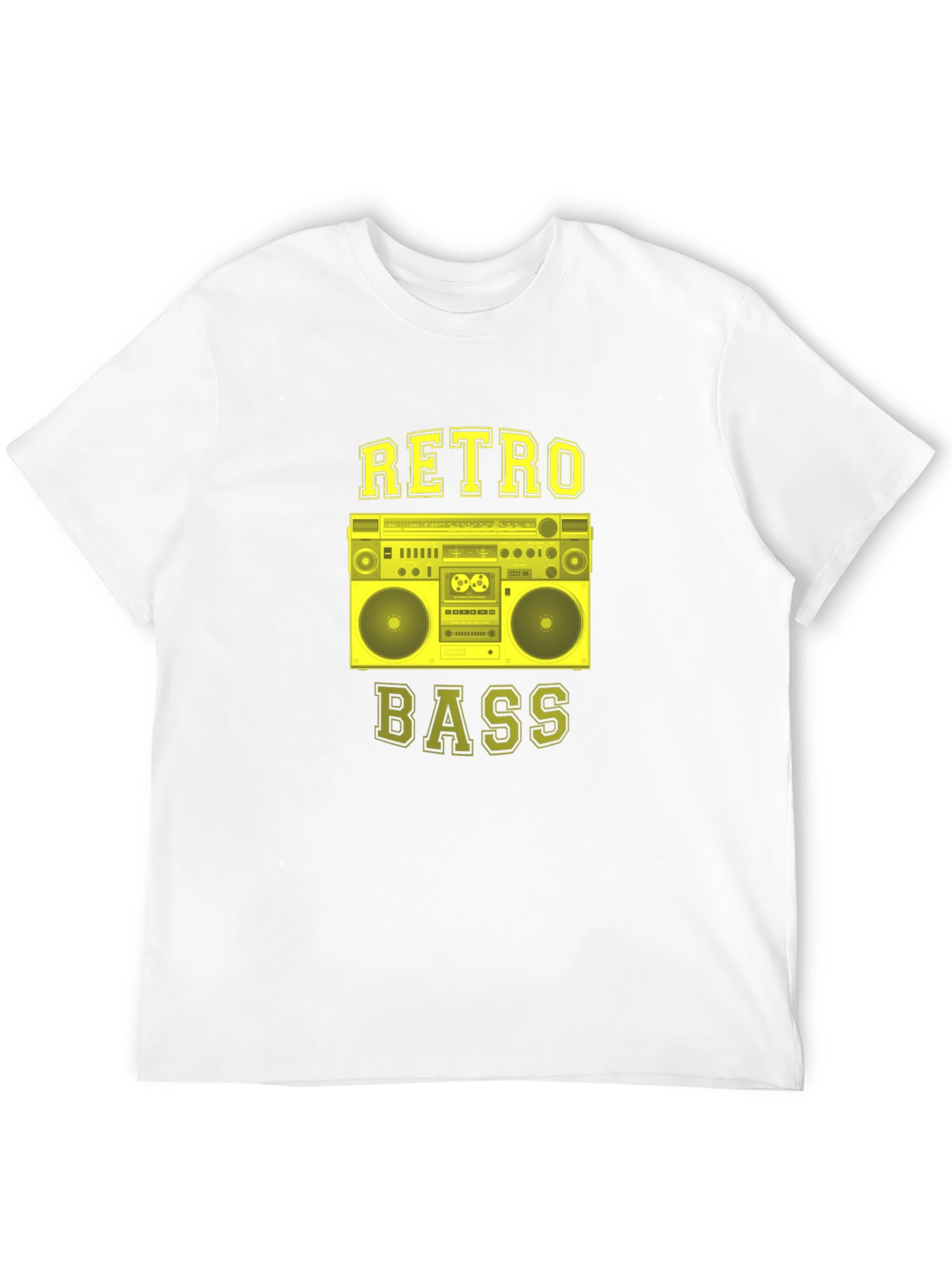 Retro Bass Graphic T-Shirt - Black