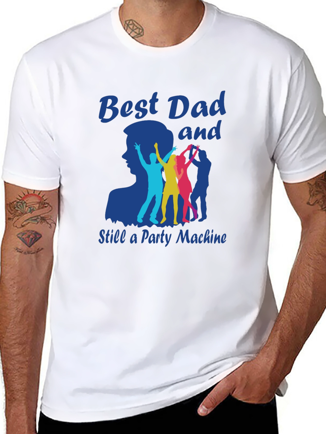 Best Dad and Still a Party Machine T-Shirt