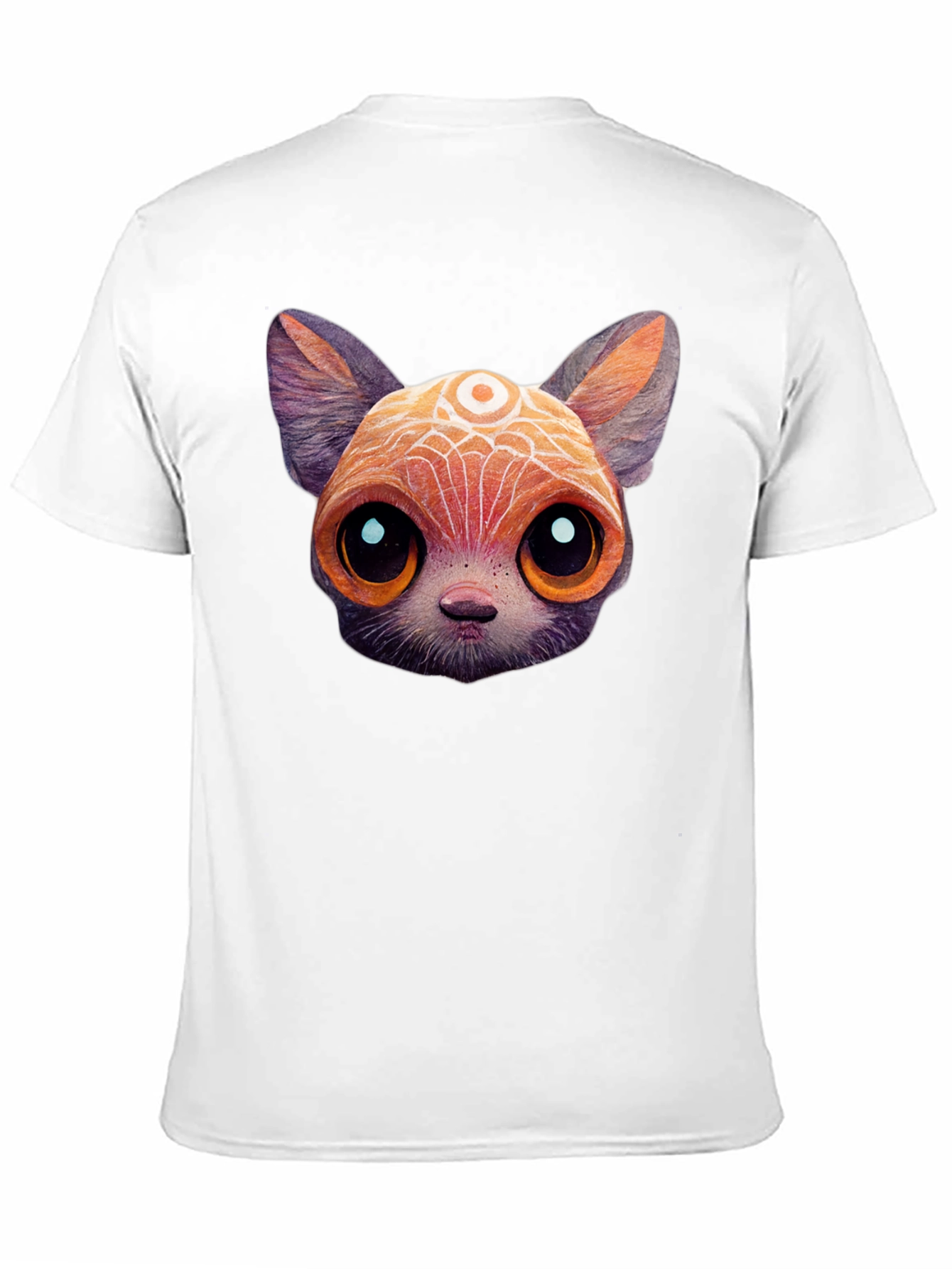 Cute Cartoon Cat T-Shirt - Unisex Black Tee