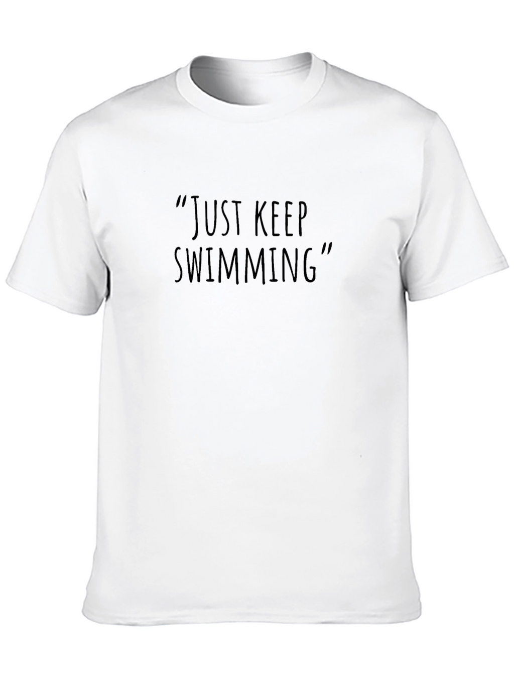 Just Keep Swimming Black T-Shirt