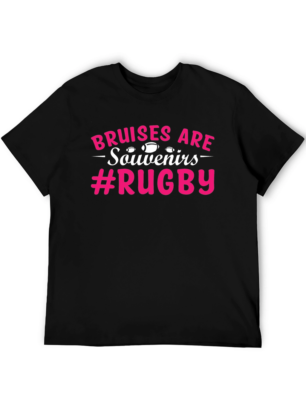 Bruises Are Souvenirs Rugby Graphic T-Shirt