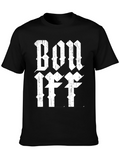 Bon Iff Distressed Graphic Black T-Shirt