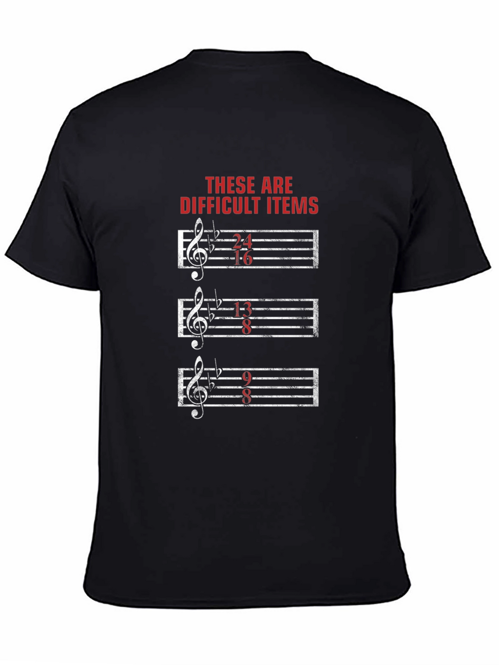 Difficult Items Music Pun T-Shirt