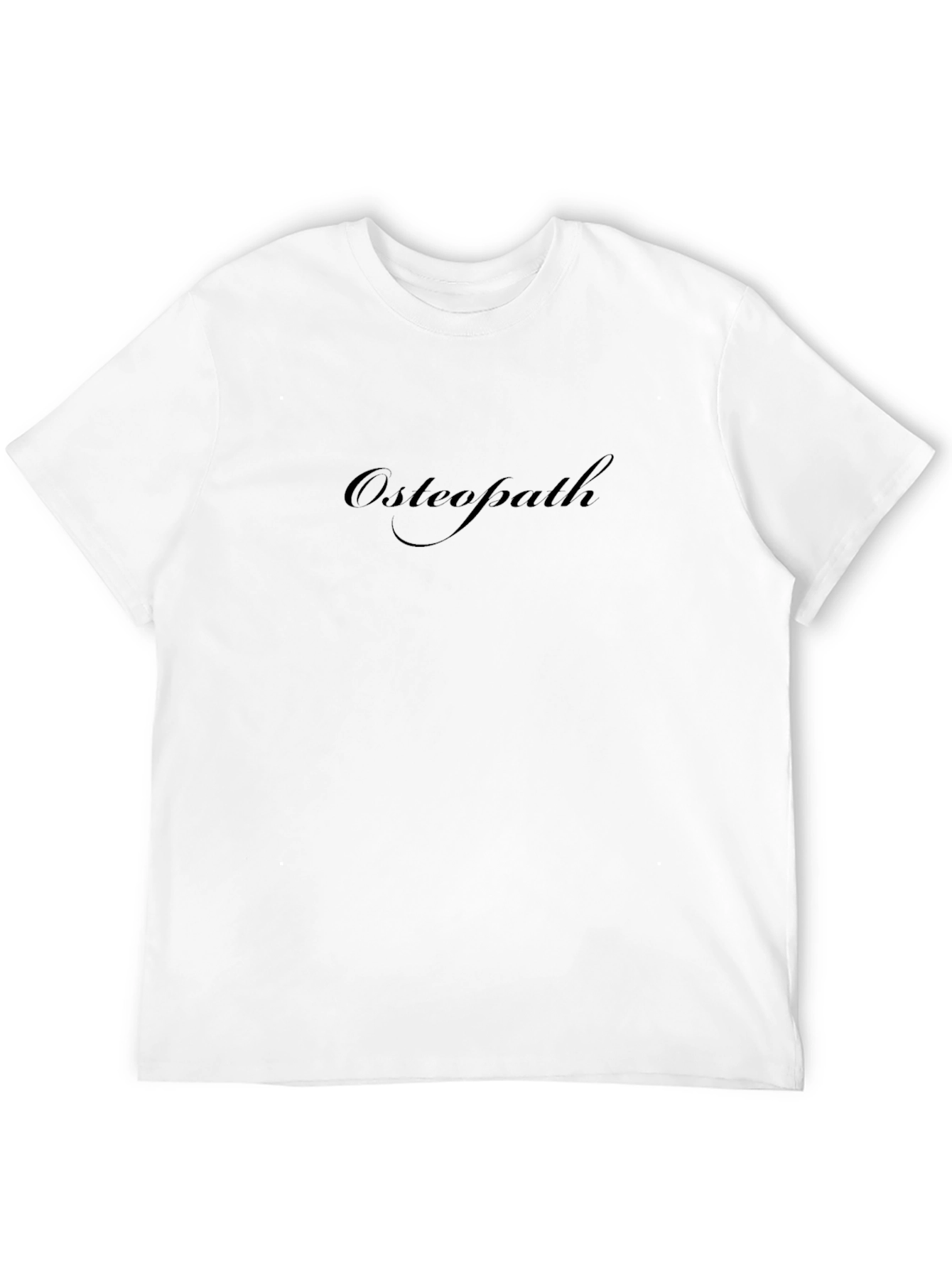 Osteopath Black Tee - Stylish & Comfortable