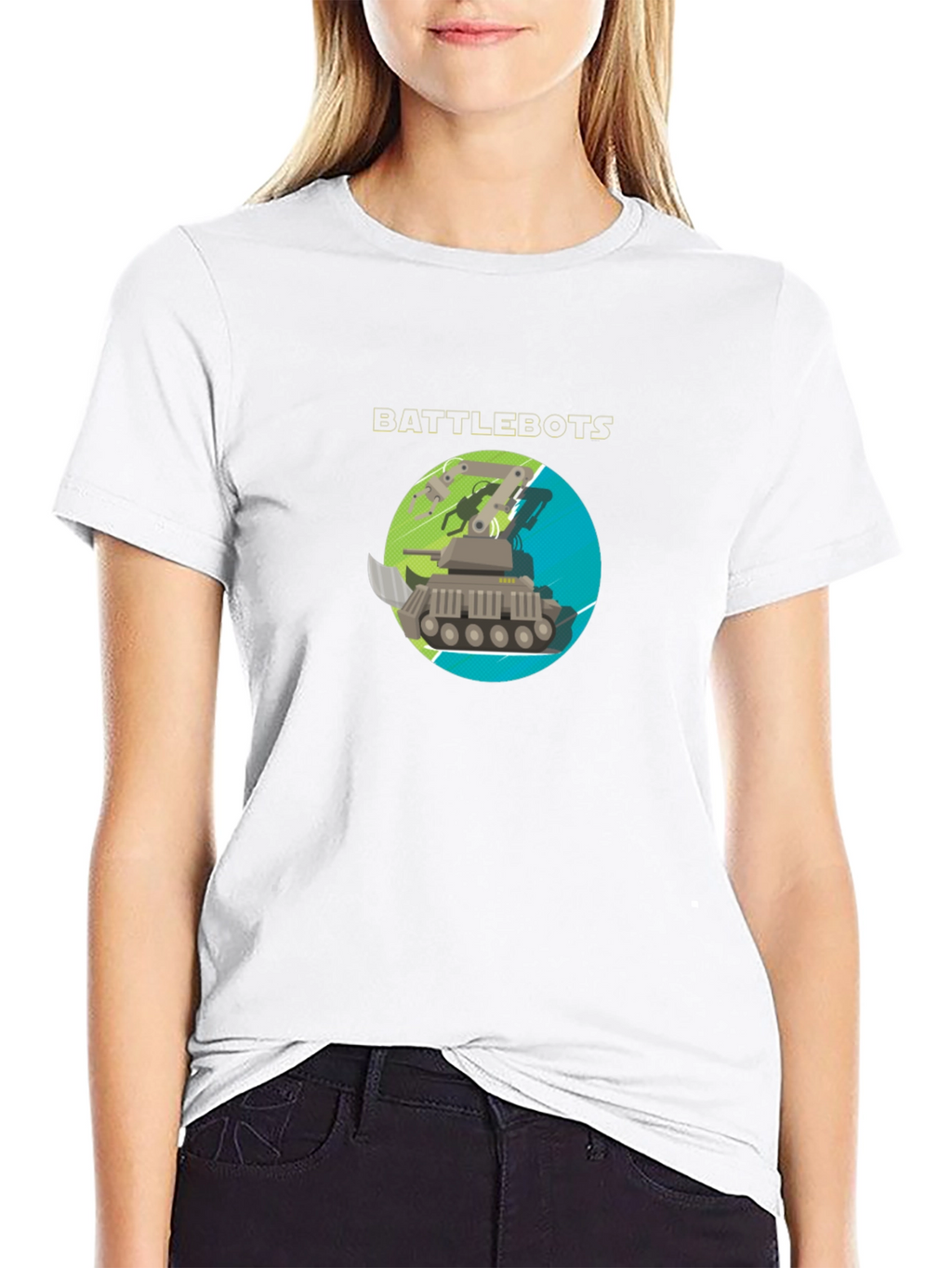 Battlebots Robot T-Shirt - Black Cotton Tee