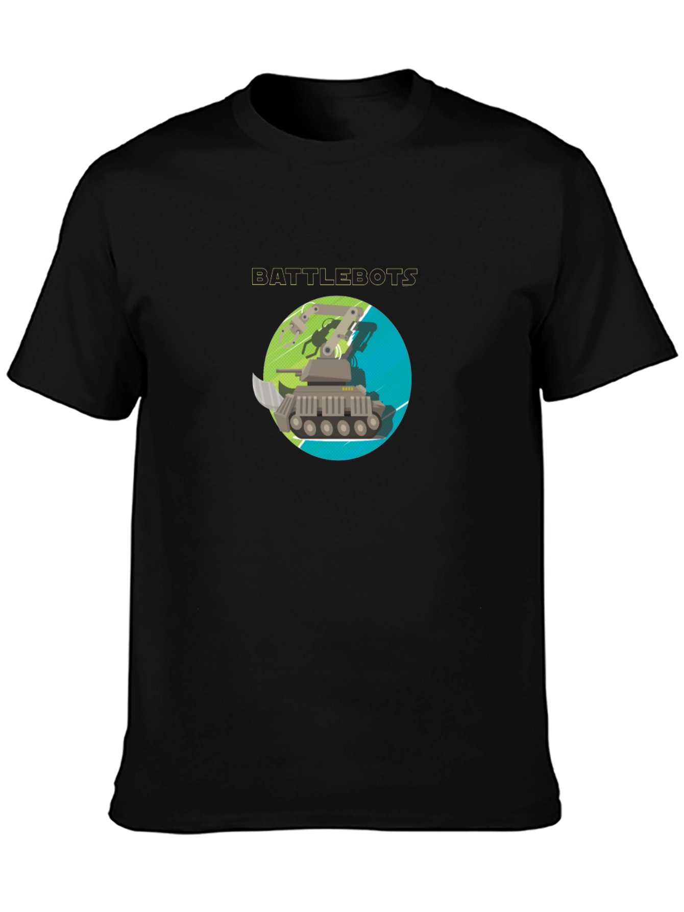 Battlebots Robot T-Shirt - Black Cotton Tee