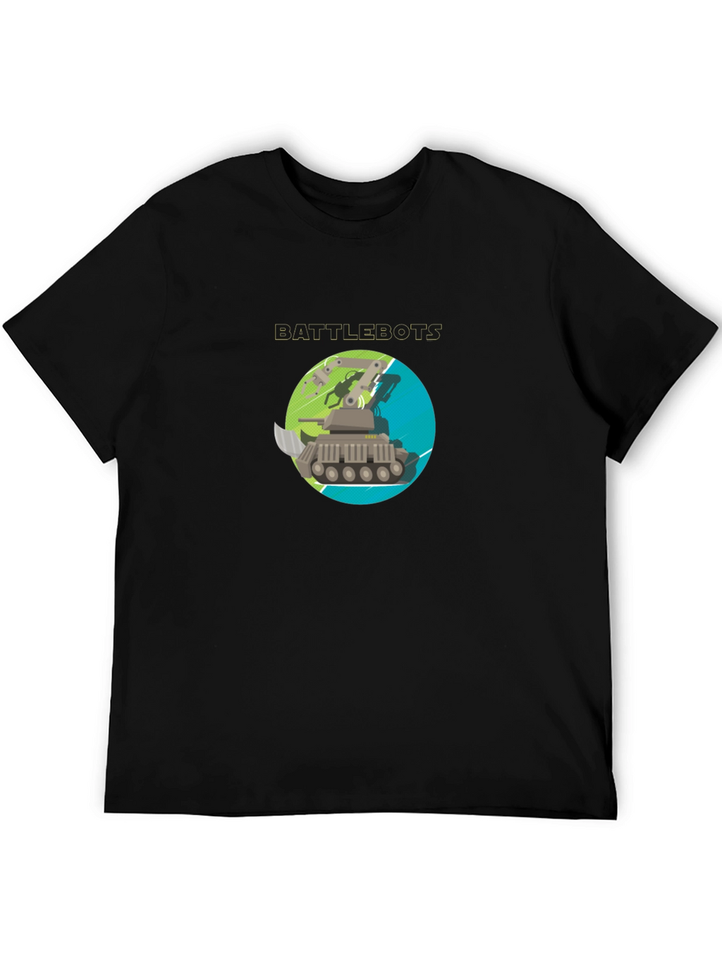 Battlebots Robot T-Shirt - Black Cotton Tee