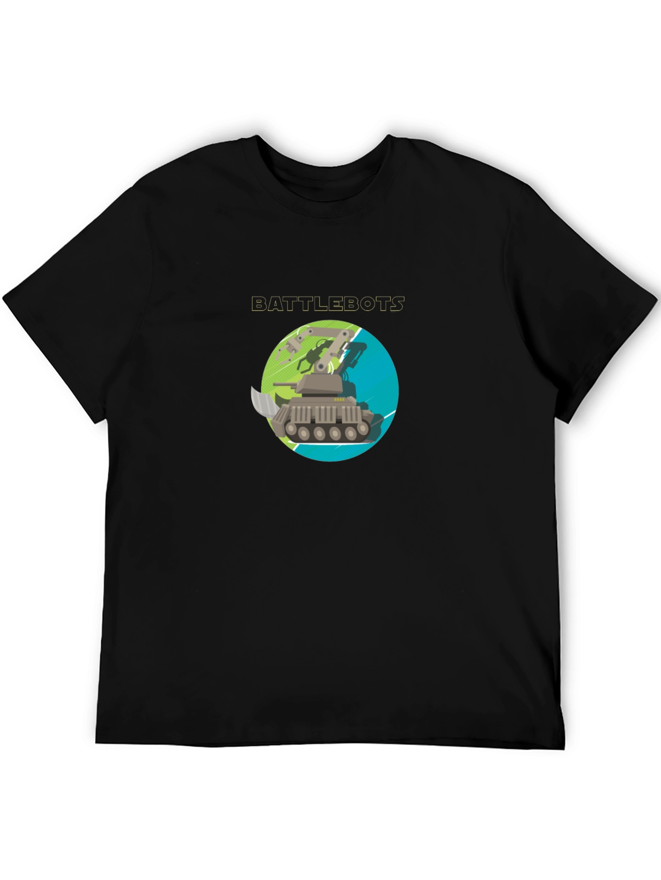 Battlebots Robot T-Shirt - Black Cotton Tee