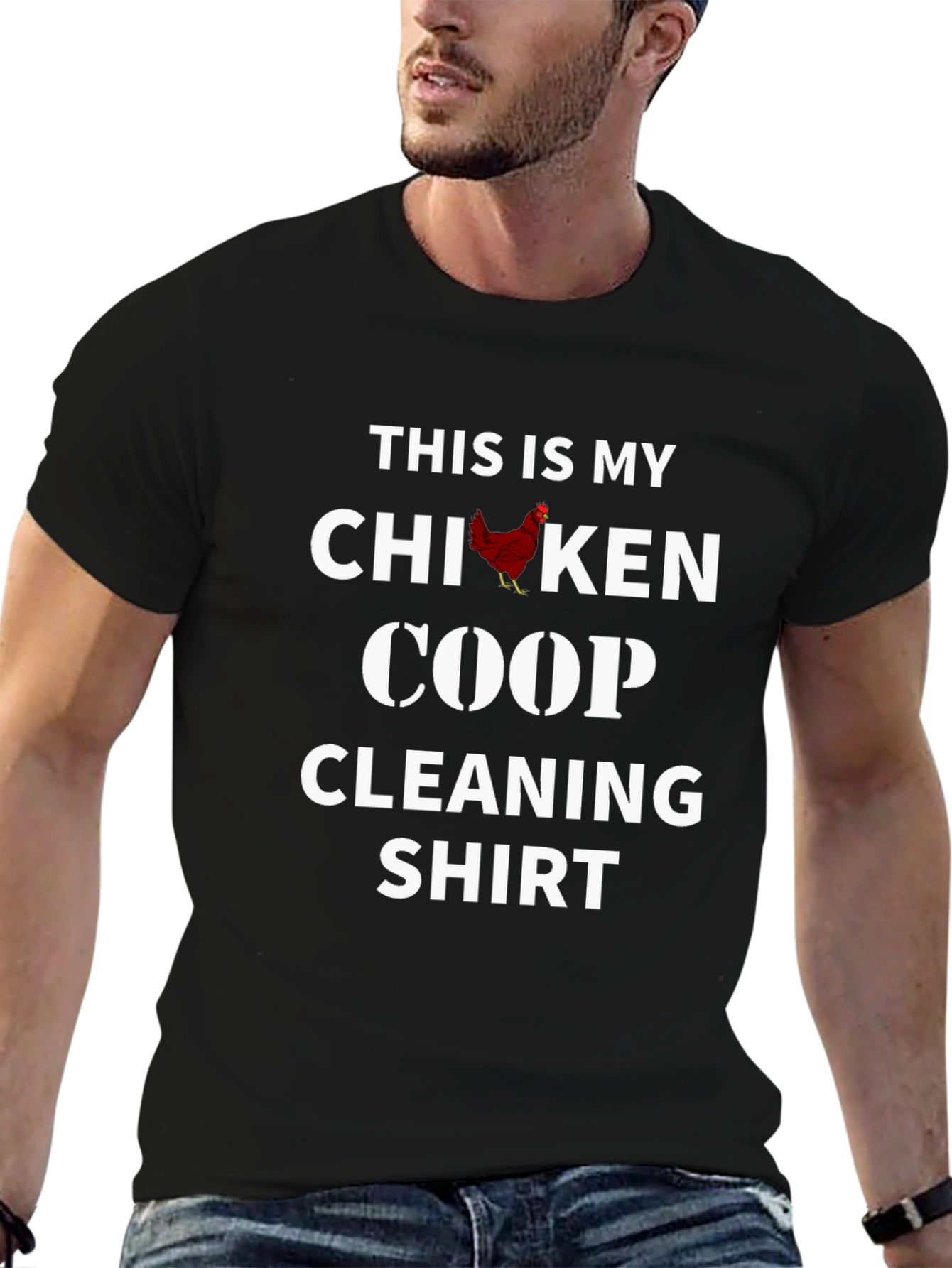 Chicken Coop Cleaning Shirt - Novelty Apparel