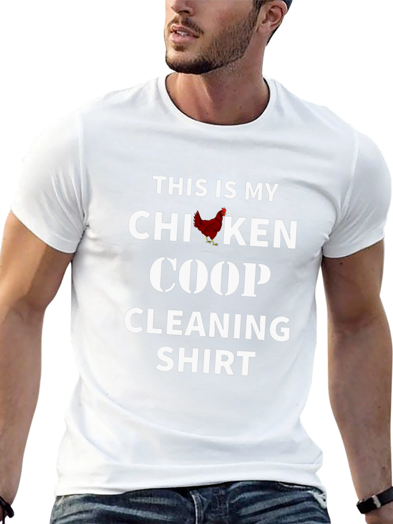 Chicken Coop Cleaning Shirt - Novelty Apparel