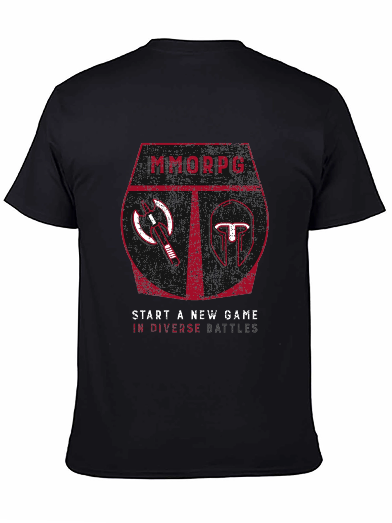 MMORPG Battle Tee - Start a New Game!