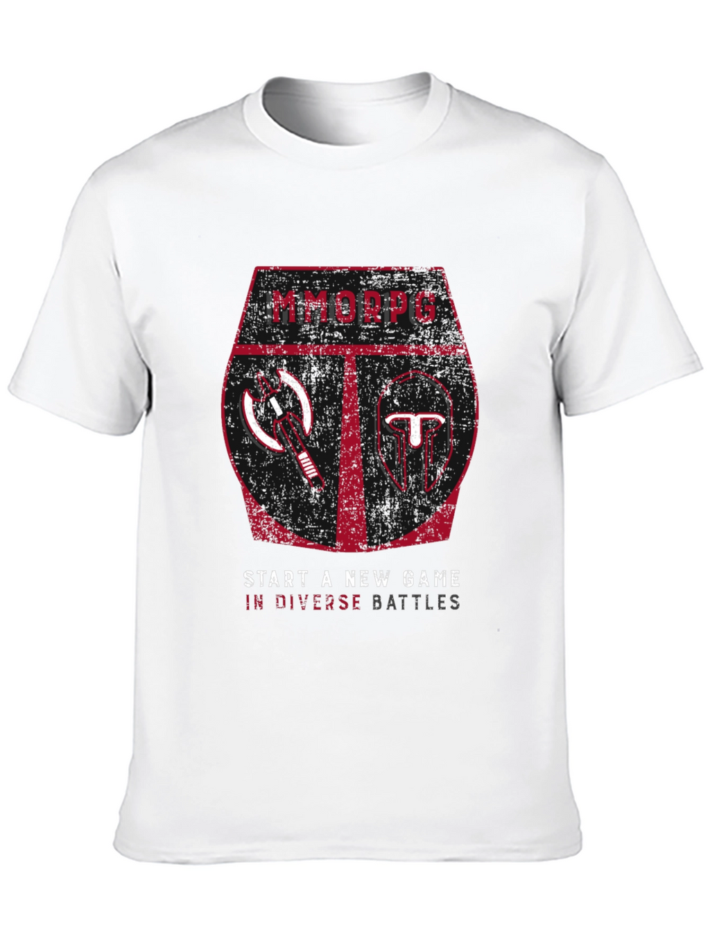 MMORPG Battle Tee - Start a New Game!