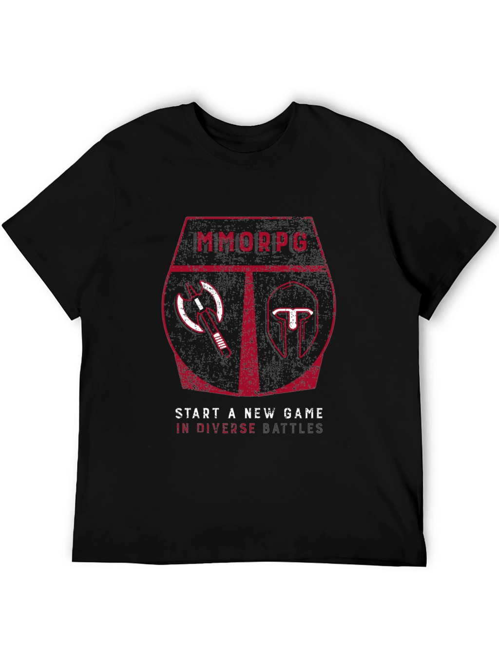 MMORPG Battle Tee - Start a New Game!