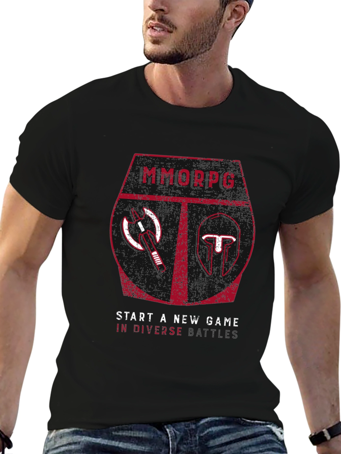 MMORPG Battle Tee - Start a New Game!
