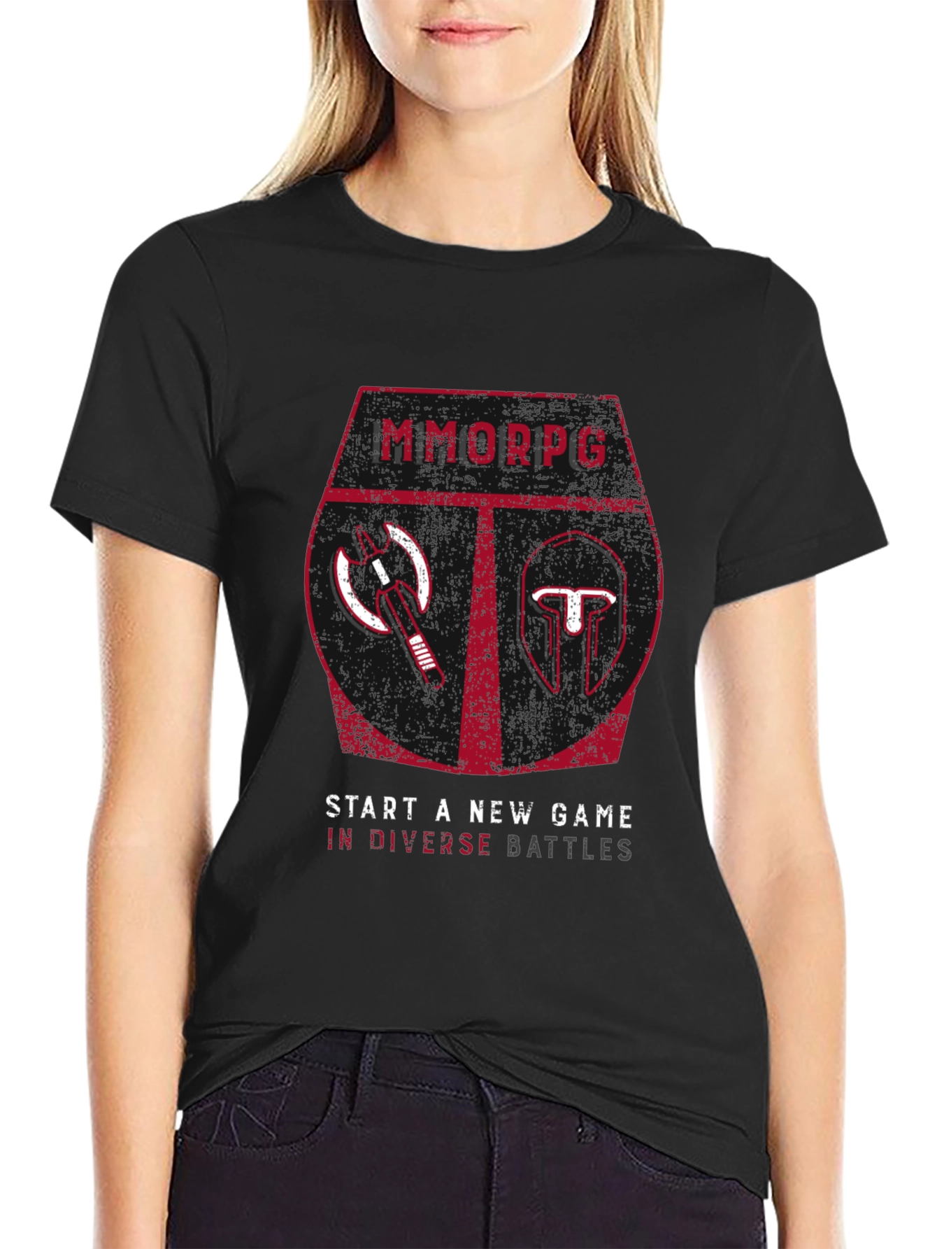 MMORPG Battle Tee - Start a New Game!