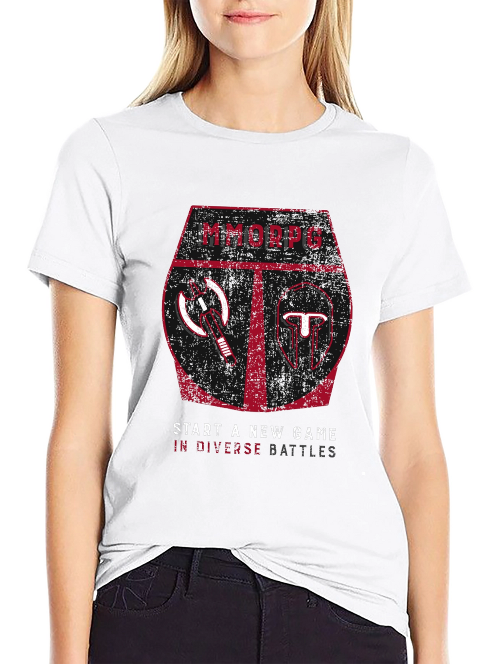 MMORPG Battle Tee - Start a New Game!