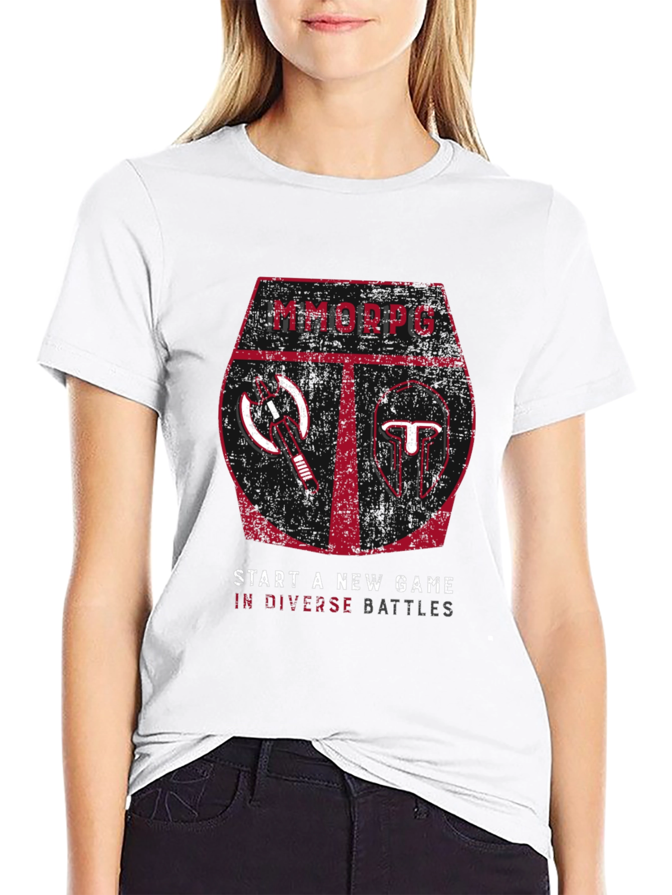 MMORPG Battle Tee - Start a New Game!