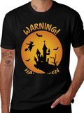 Halloween Warning Graphic Tee