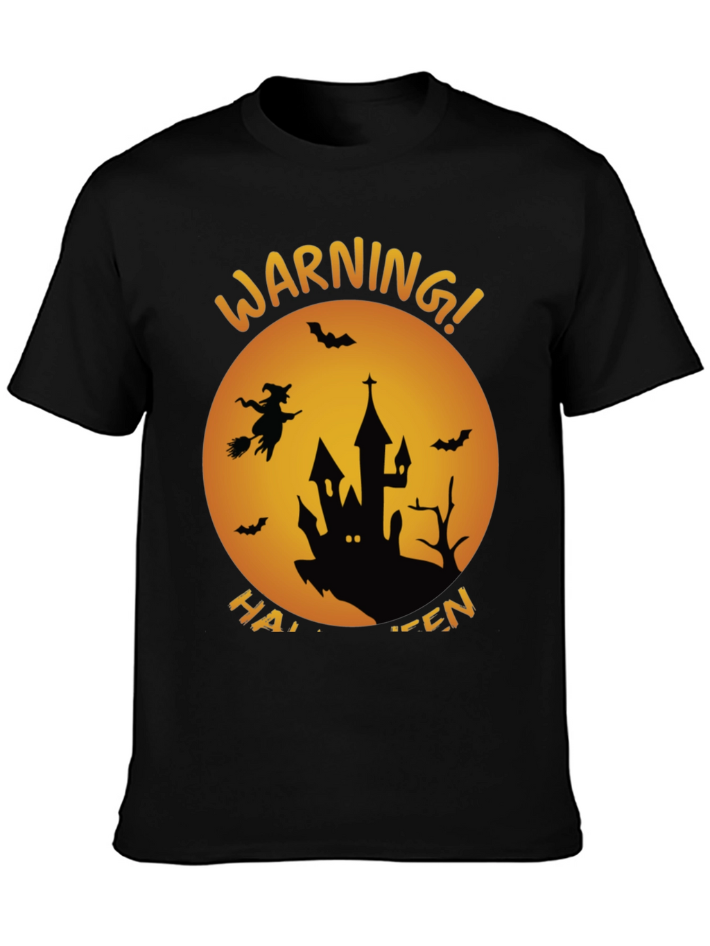 Halloween Warning Graphic Tee