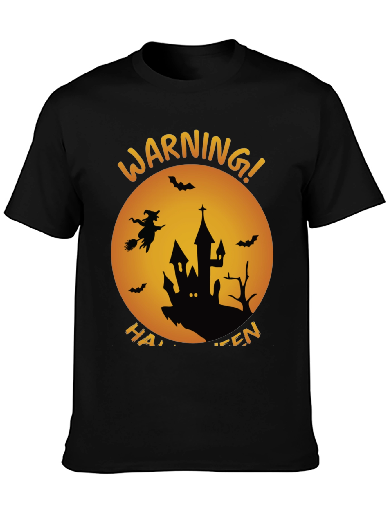 Halloween Warning Graphic Tee
