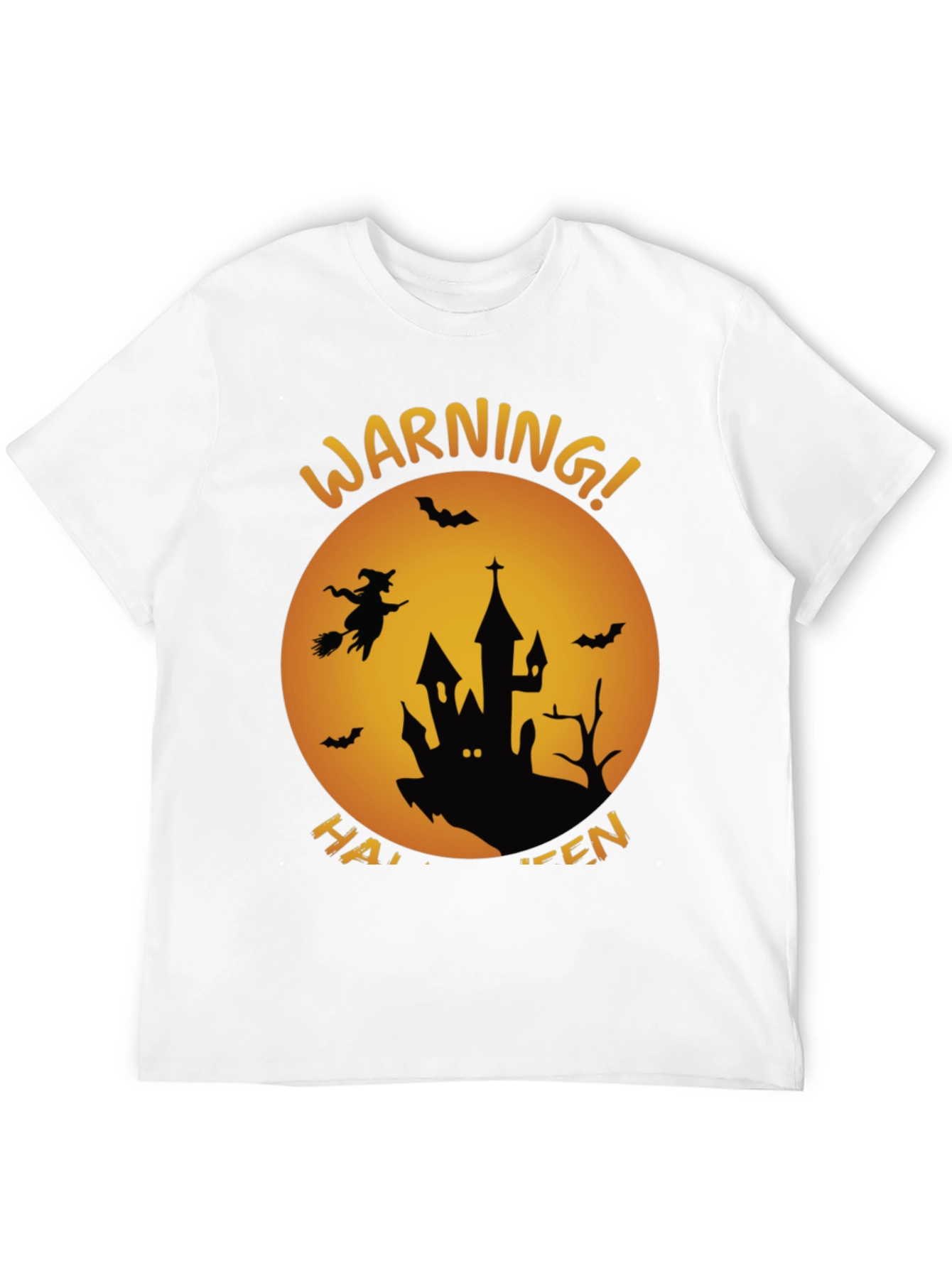 Halloween Warning Graphic Tee