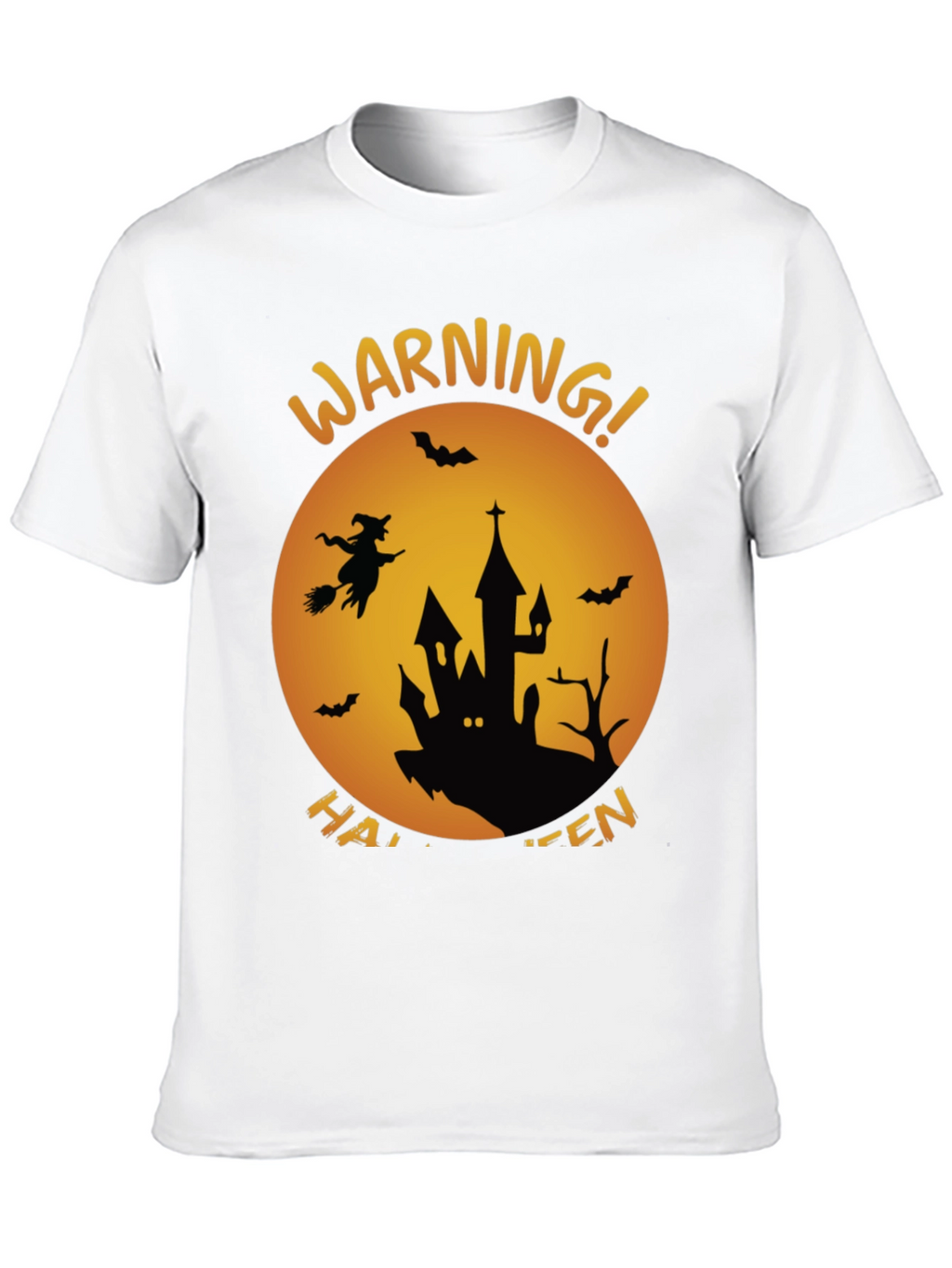Halloween Warning Graphic Tee