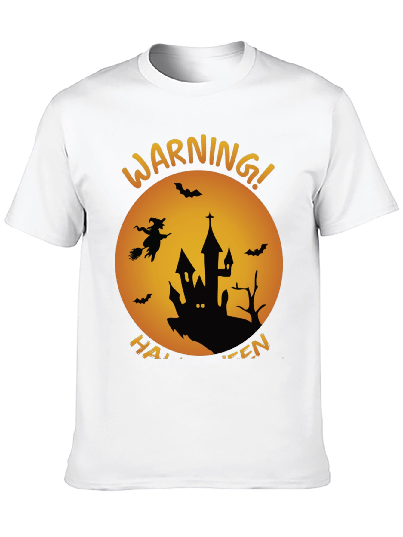 Halloween Warning Graphic Tee
