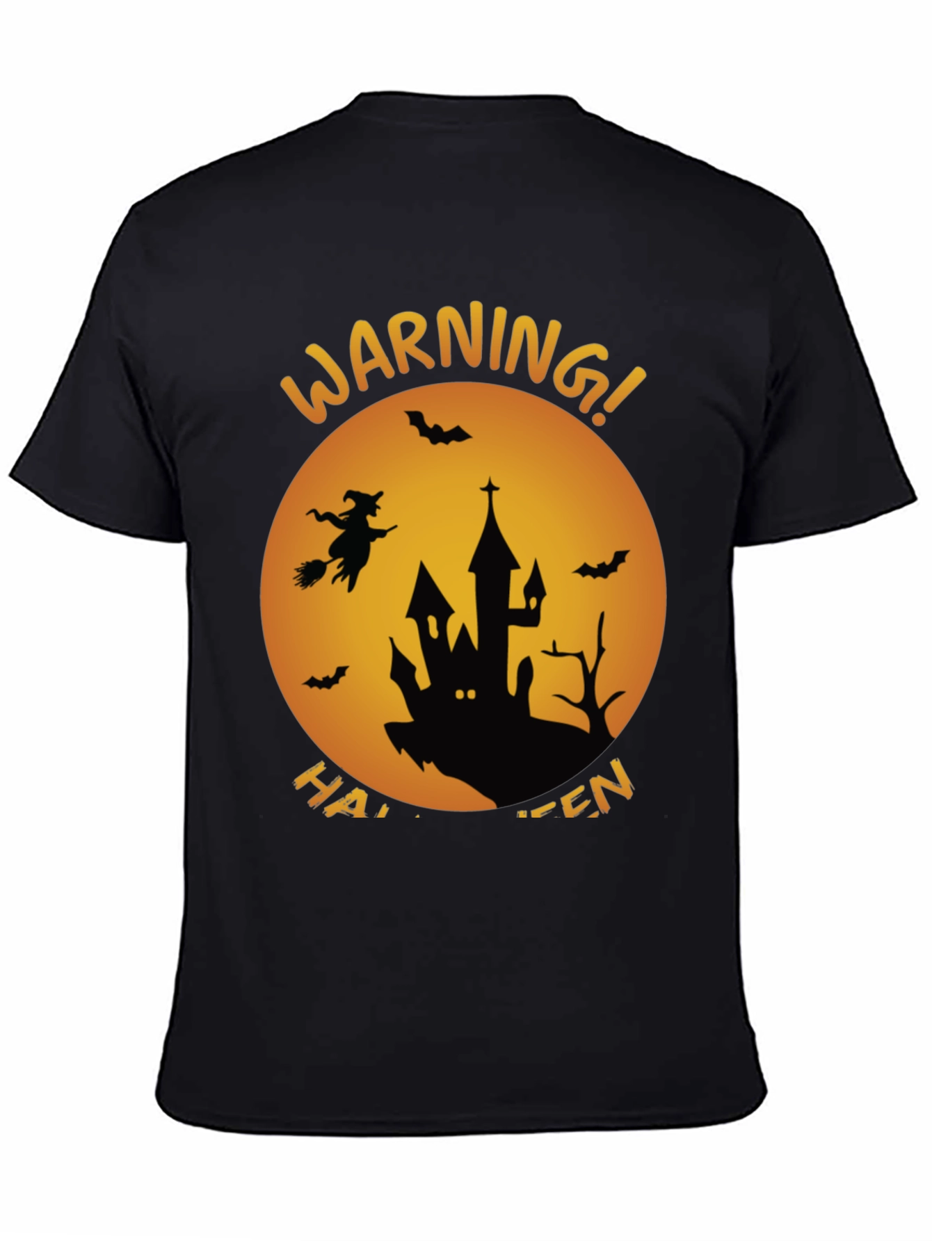 Halloween Warning Graphic Tee