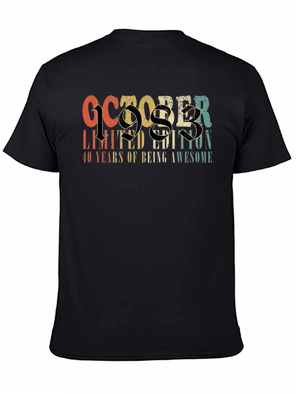 October 1983 Limited Edition Birthday T-Shirt
