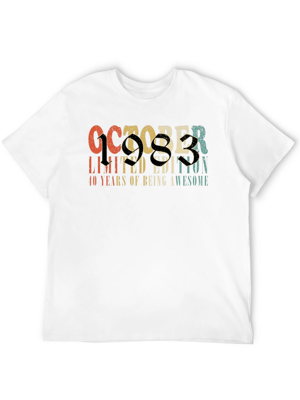 October 1983 Limited Edition Birthday T-Shirt