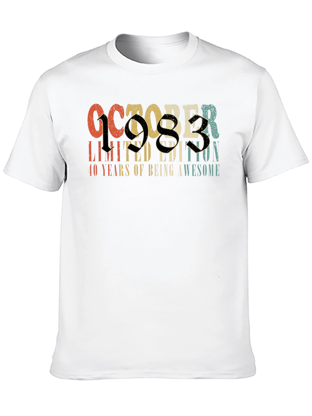 October 1983 Limited Edition Birthday T-Shirt