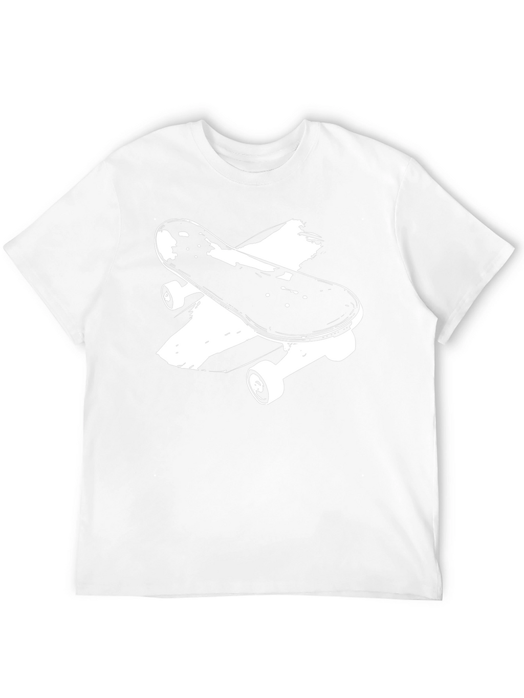 Skateboard Graphic Black T-Shirt