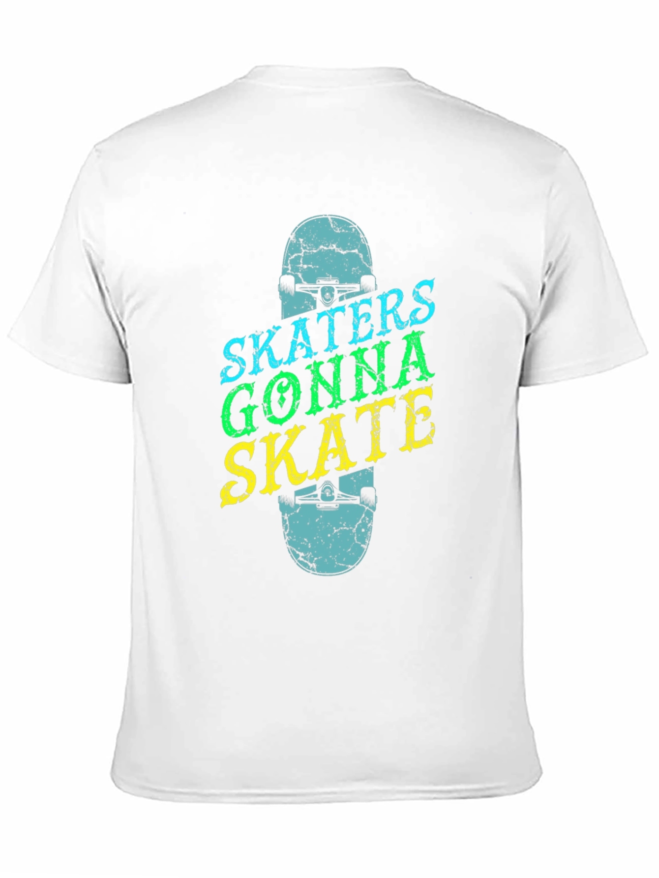 Skaters Gonna Skate Graphic Tee - Black