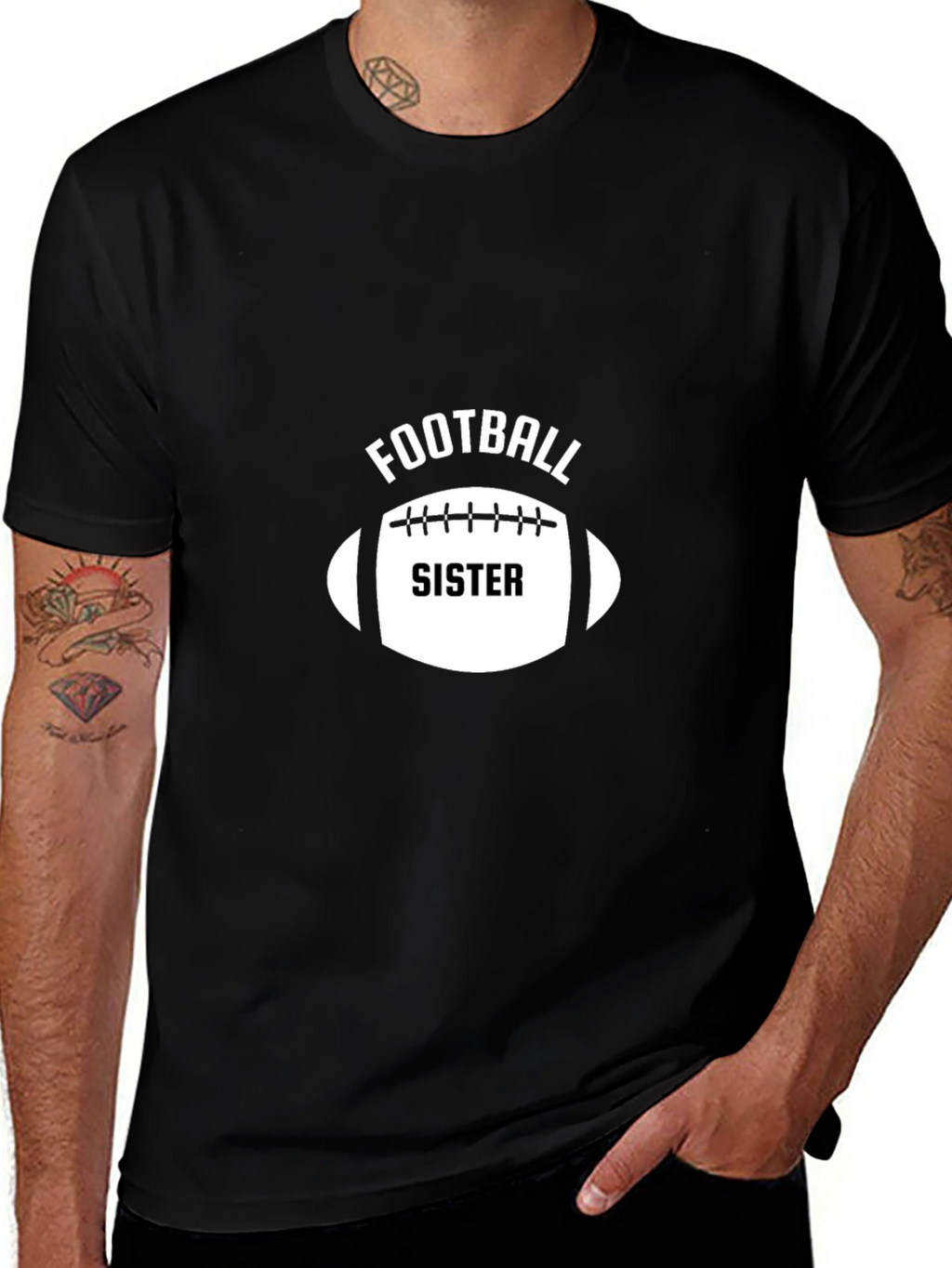 Football Sister T-Shirt - Game Day Apparel