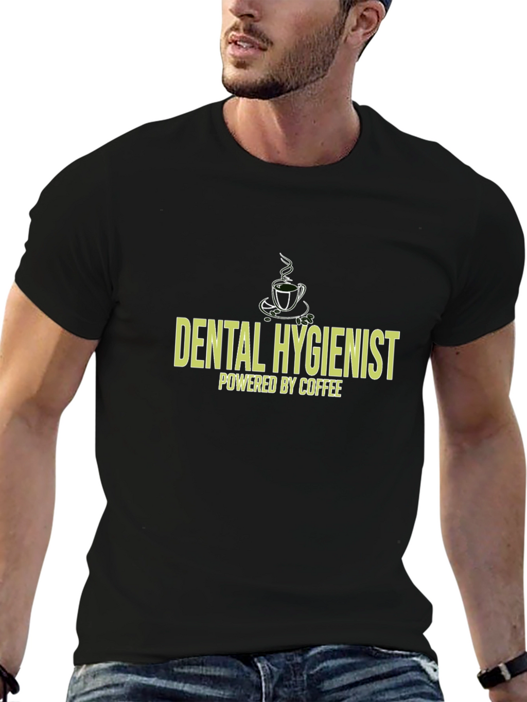 Dental Hygienist Coffee T-Shirt - Black