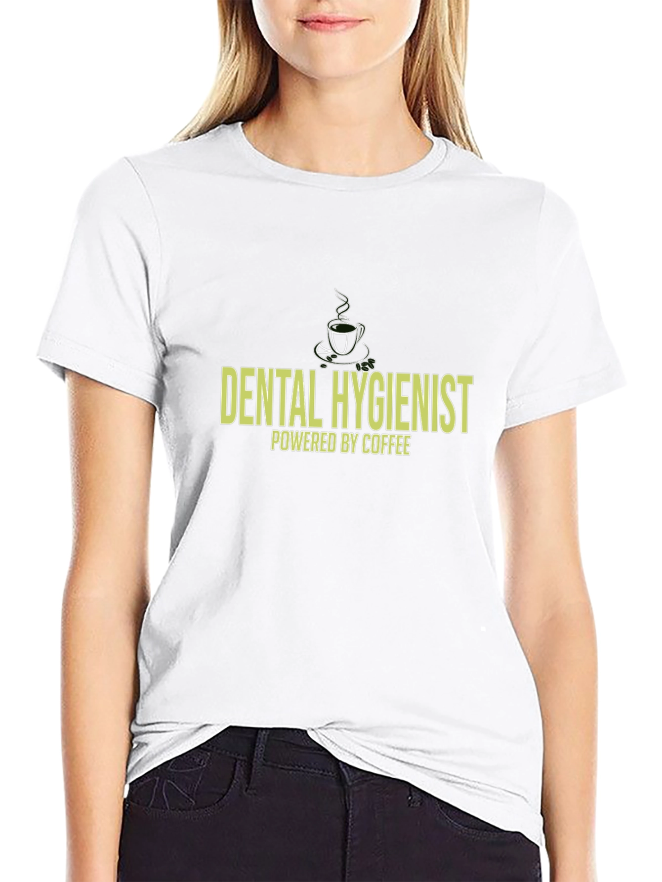 Dental Hygienist Coffee T-Shirt - Black