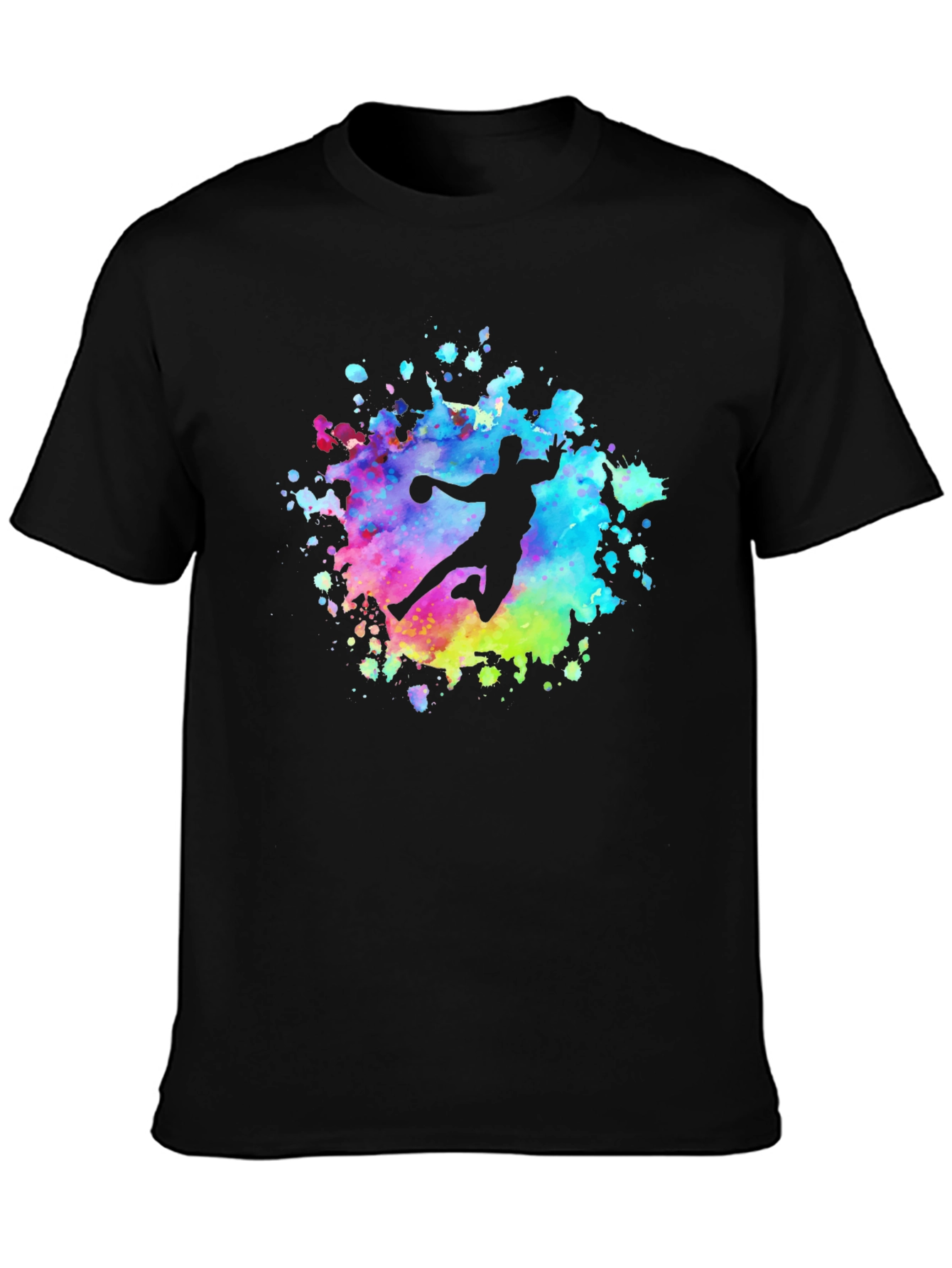 Handball Player Watercolor T-Shirt