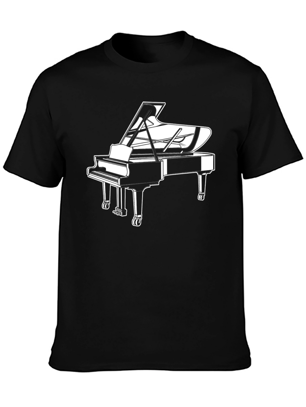 Piano Graphic T-Shirt - Music Lover Tee
